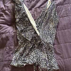 Leopard Print Women's Tank Top